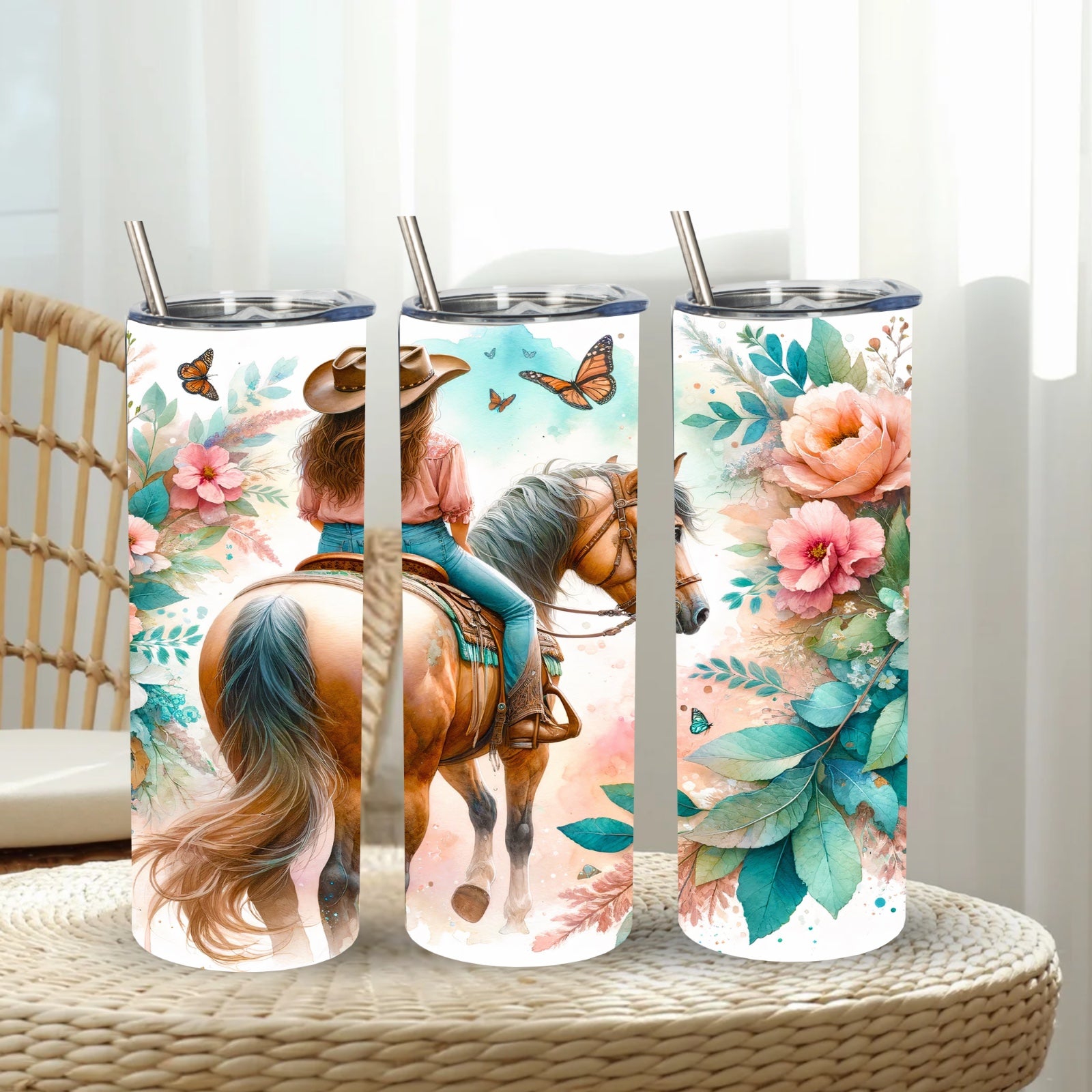 Tumbler 20 oz Elegant riding escape