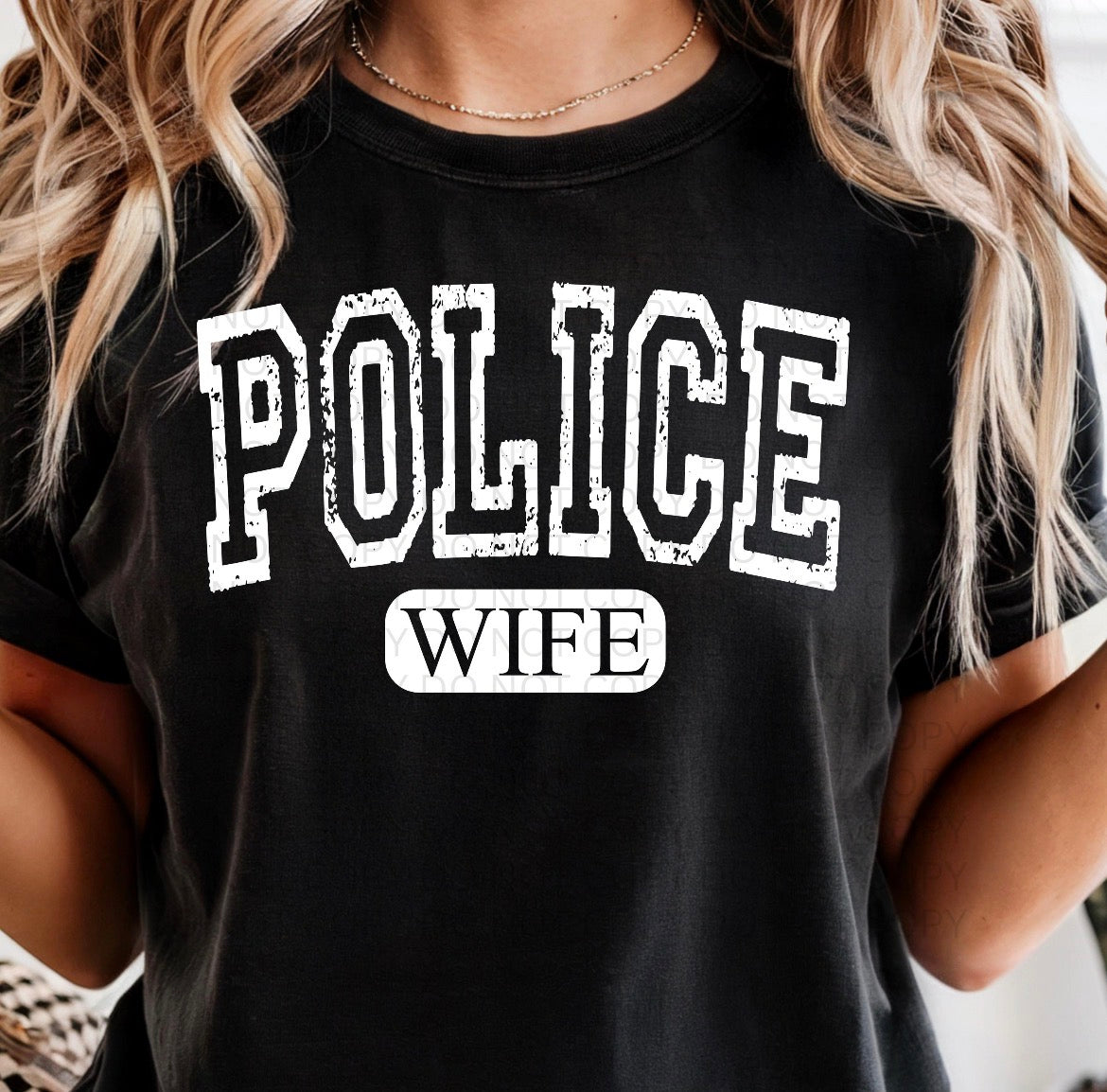 Proud Police Wife T-Shirt