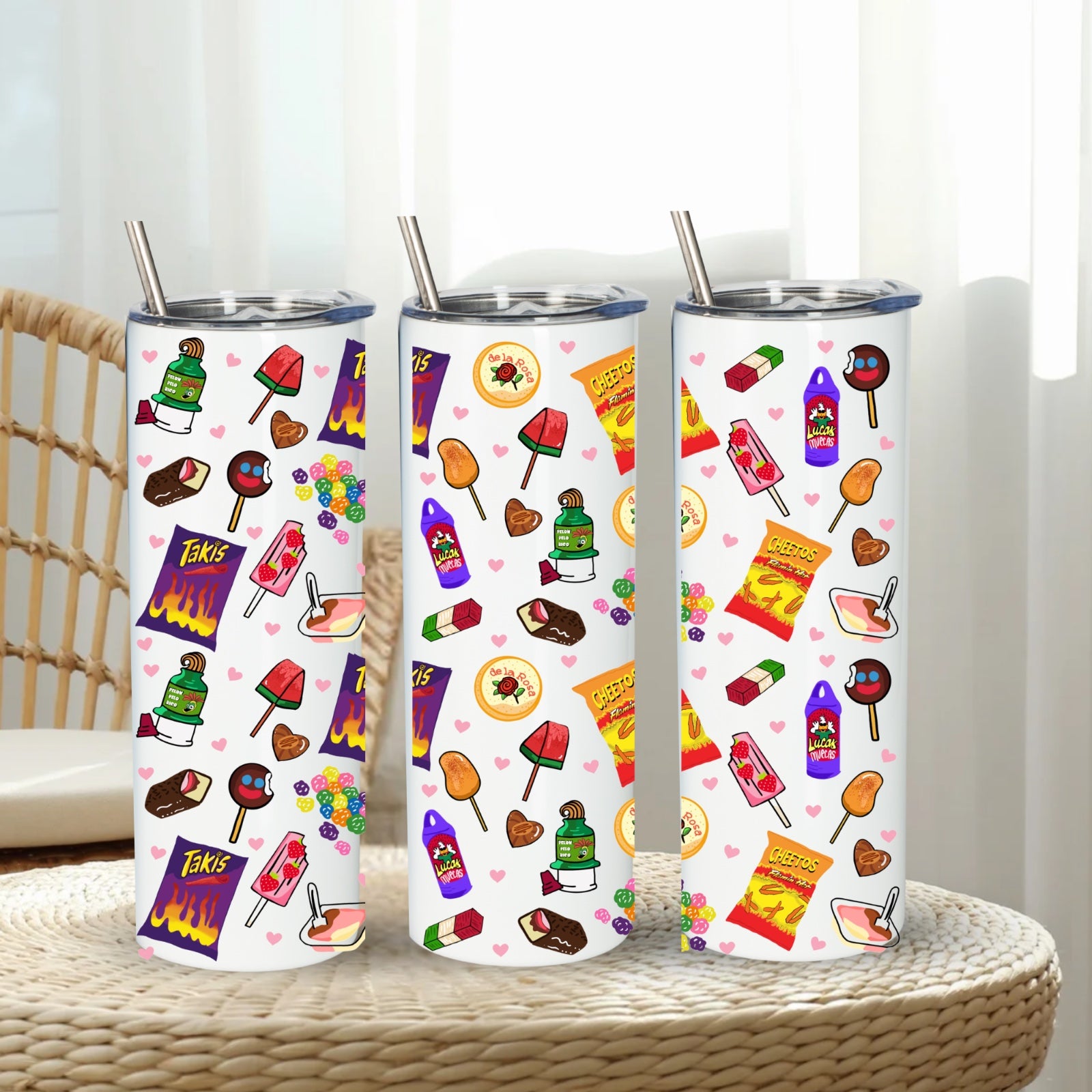 Tumbler 20 oz Mexican candies