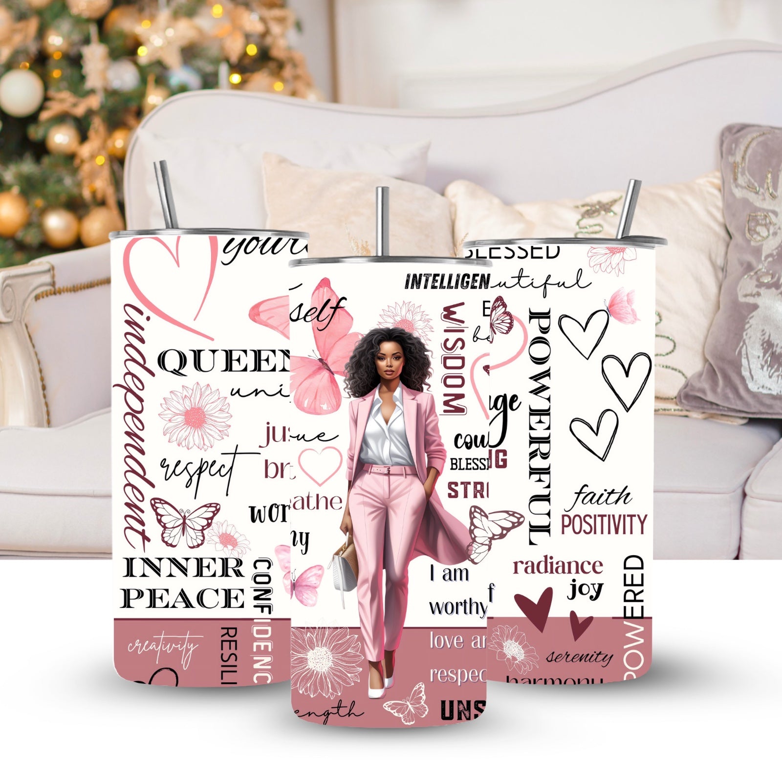 Tumbler 20 oz Positive Woman