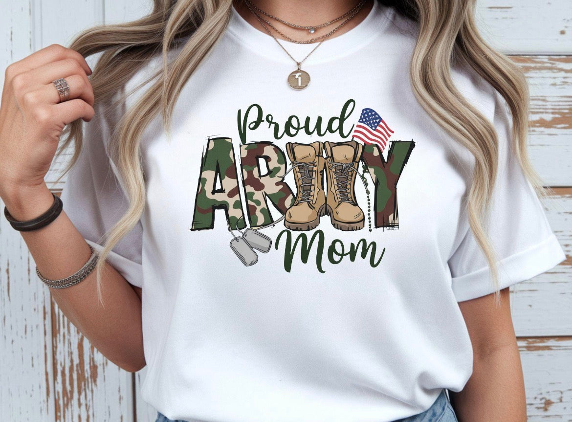 Proud Army Mom T-Shirt