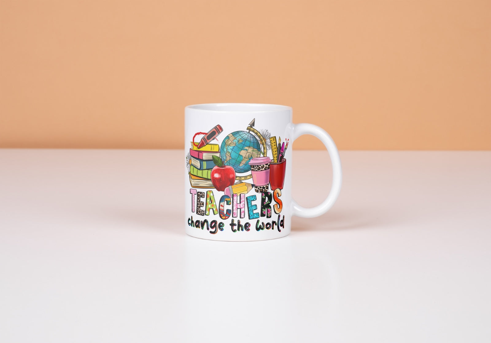 Mug Teacher Change the World