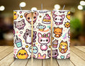 20 oz Kawaii Cat Tumbler – Cute Stainless Steel Travel Cup