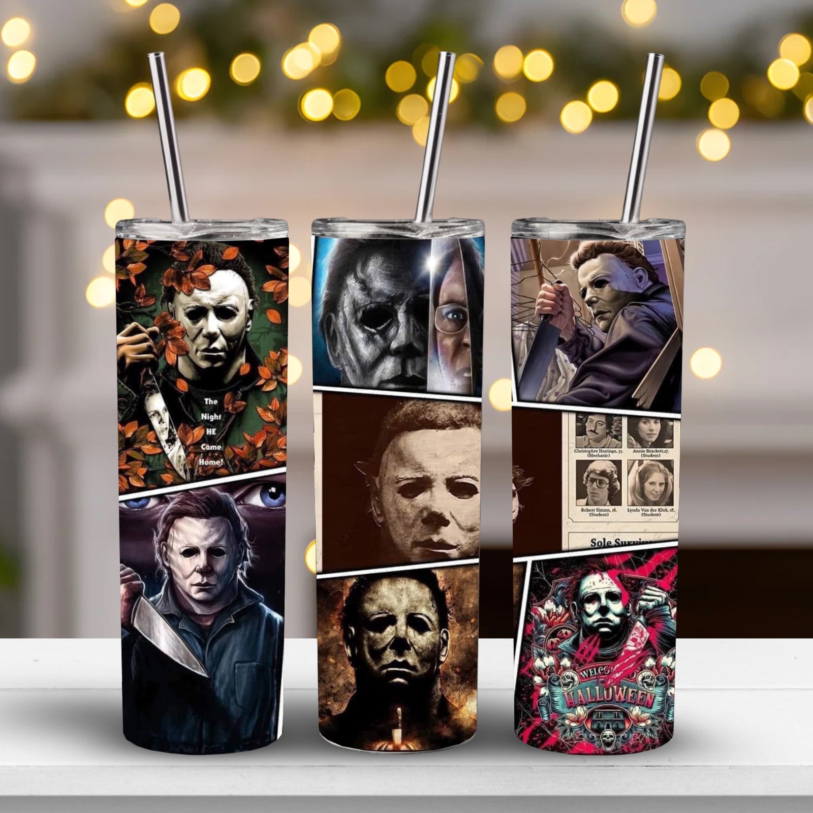 Tumbler 20 oz Scary Michael Fan