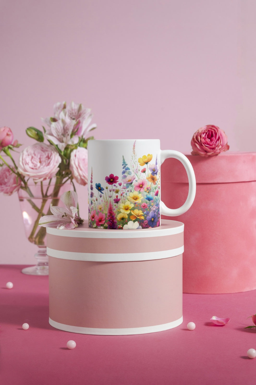 Mug Blooming Flowers