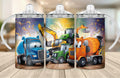 12 oz Baby Sippy Cup – Happy Construction Trucks