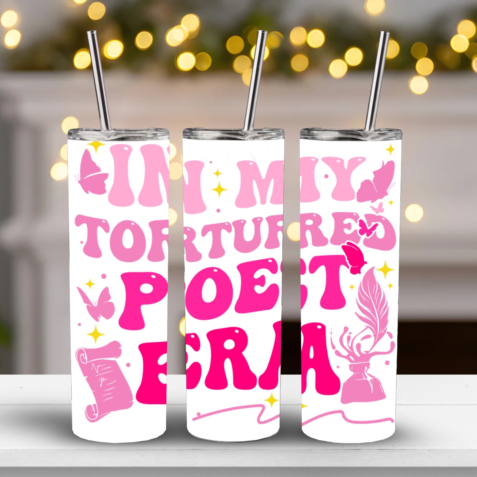 Tumbler 20 oz In My Tortured Poeta Era Fan