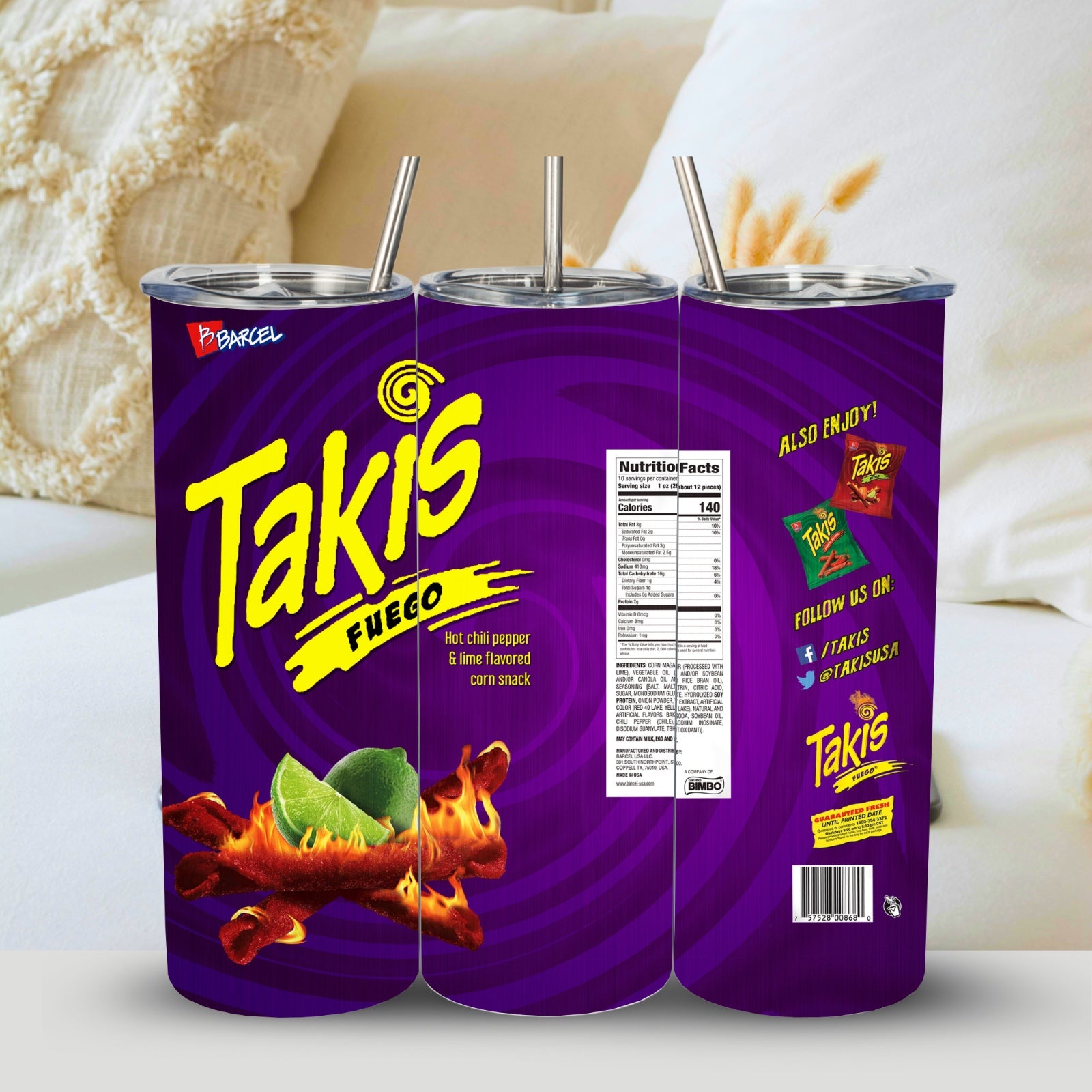 Tumbler 20 oz Spice Chips
