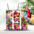 Tumbler 20 oz Cute Holiday Cow