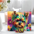 Tumbler 20 oz Colorful Puppy
