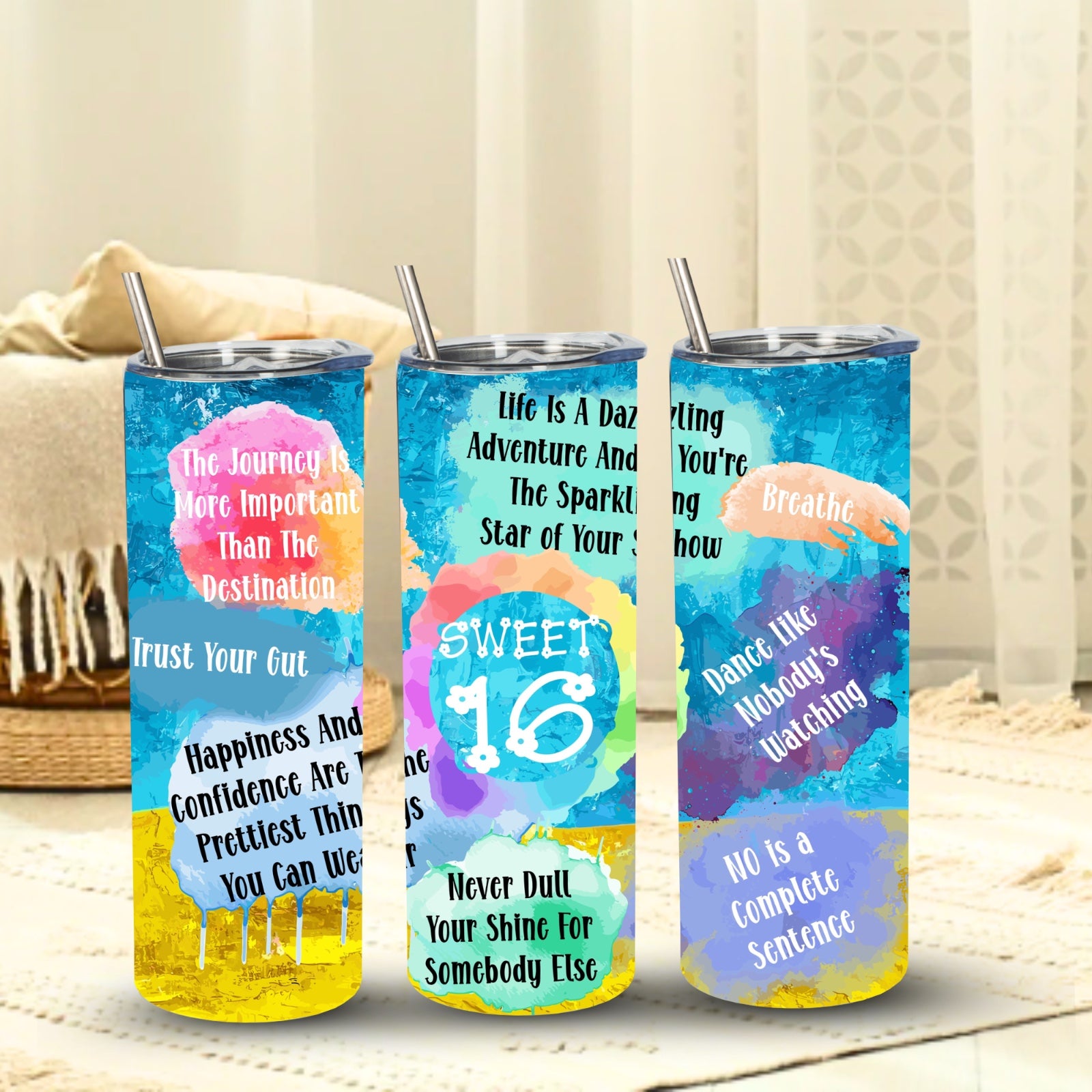 Tumbler 20 oz Sweet 16