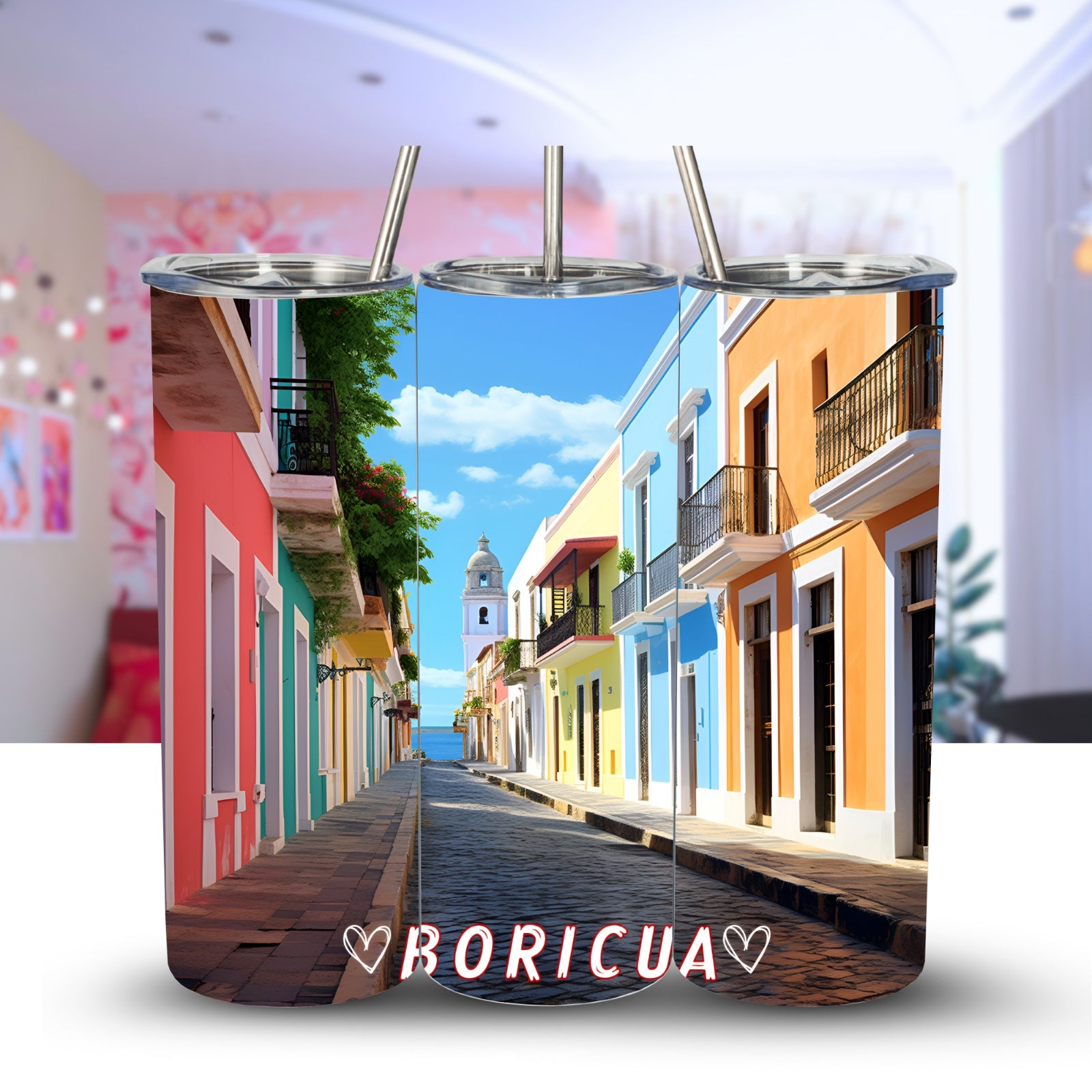 Tumbler 20 oz Boricua Street