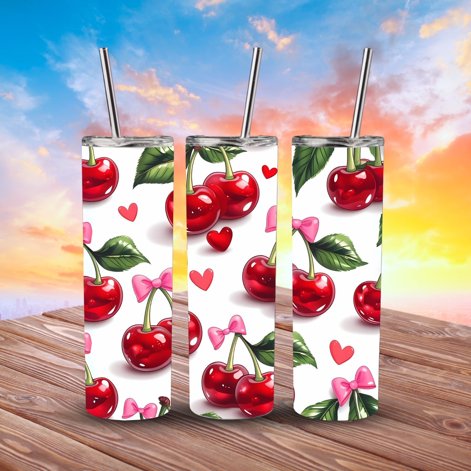 Tumbler 20 oz Fresh Cherries