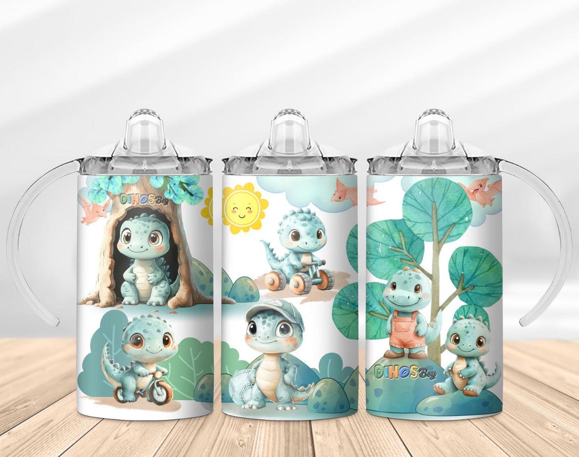 12 oz Baby Sippy Cup – Baby Dinosaurs