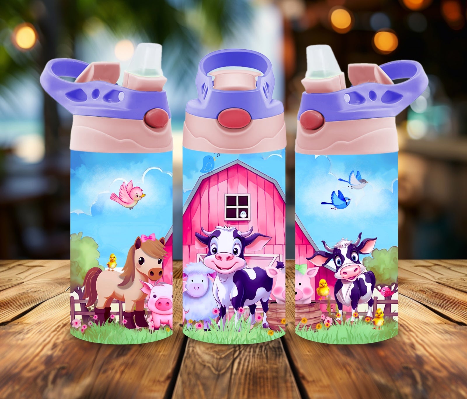 12oz Water Bottle Farm life vibes
