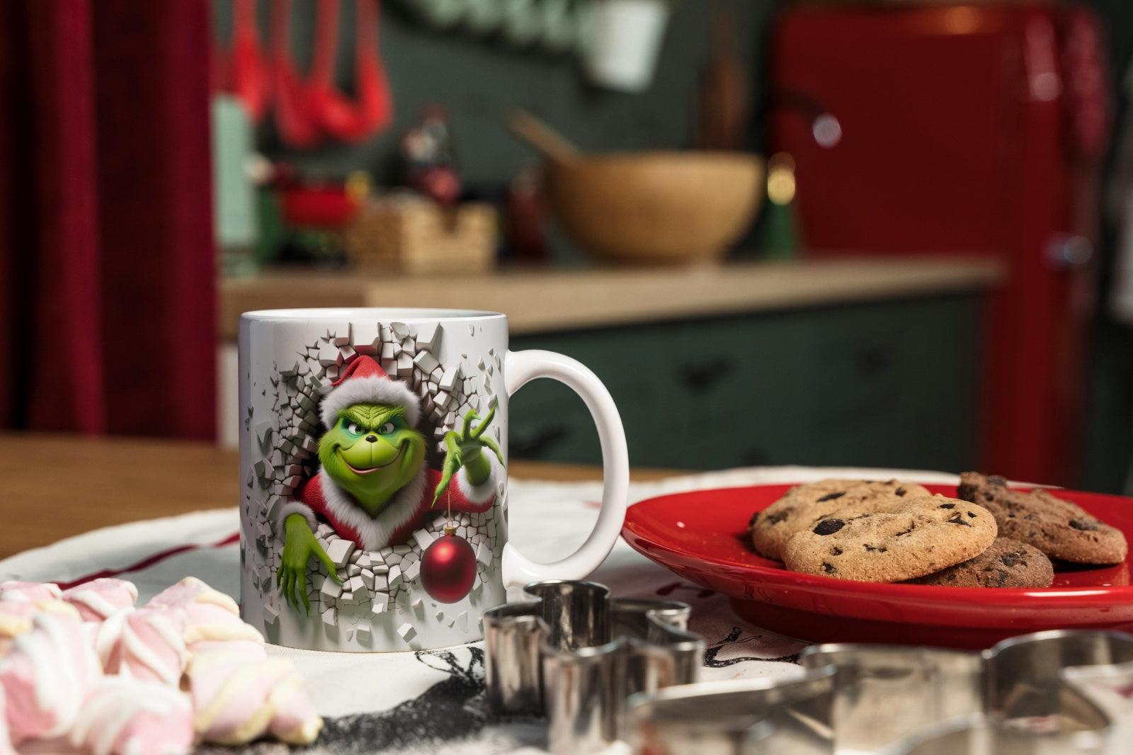 Mug Green Holliday Mischief